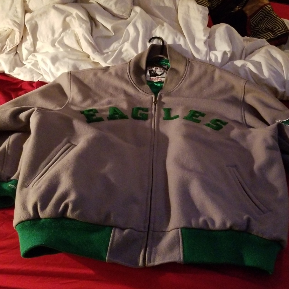 COPY - Vintage Philadelphia eagles throwback wool jacket